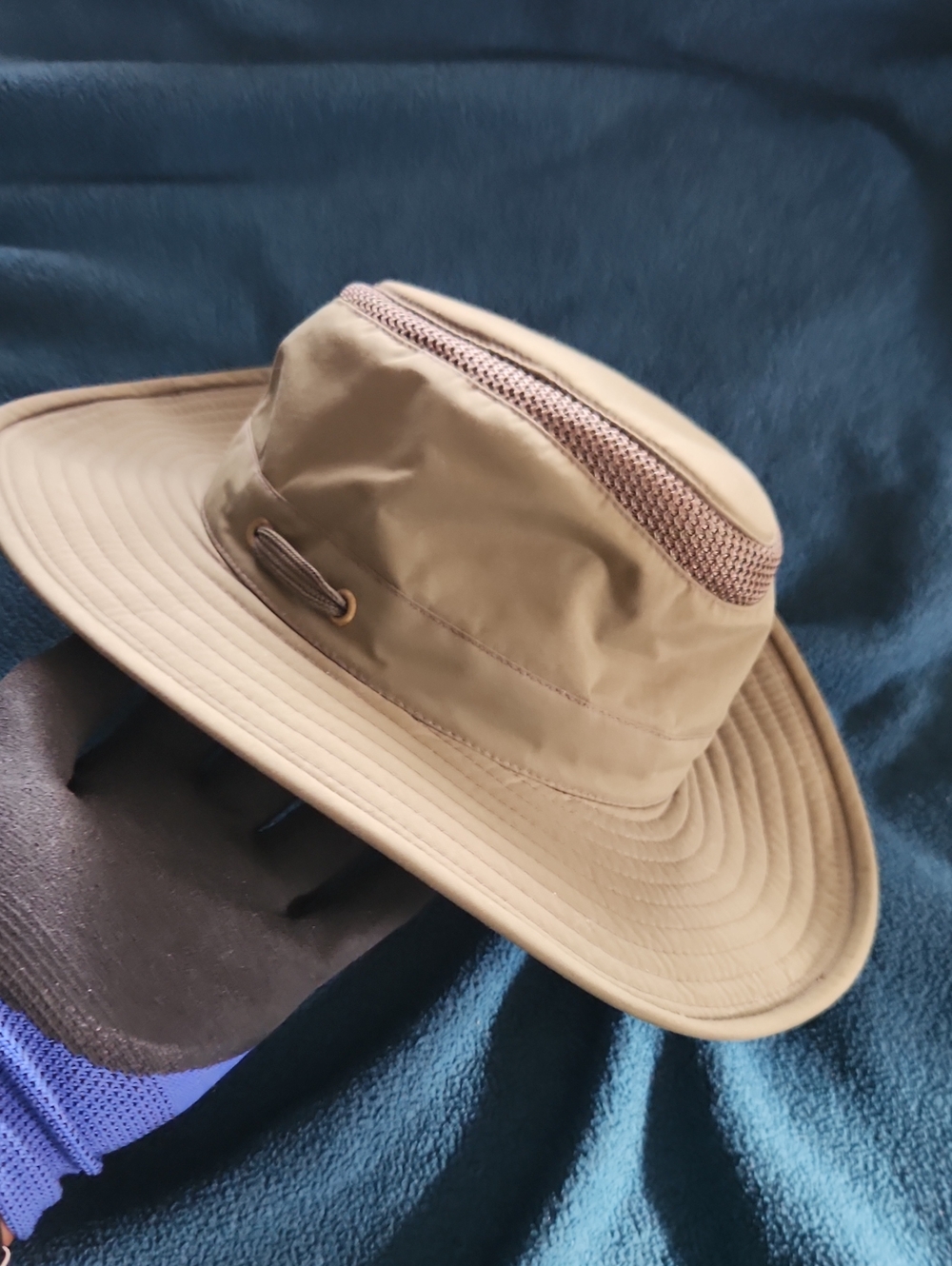Tilley Green Airflo Hat 7 1/8 - Picture 4 of 9